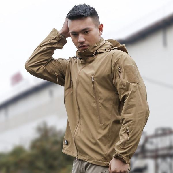 men's jackets outdoor tactical jacket men army coat all season black green khaki single color shirt camping hiking fishing traveling, Black;brown
men's jackets outdoor tactical jacket men army coat all season black green khaki single color shirt camping hiking fishing traveling, Black;brown