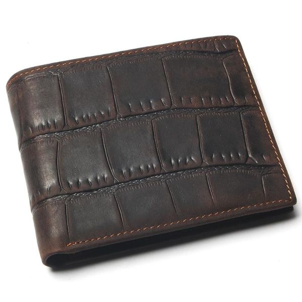 wallets 100% genuine leather wallet with card page crocodile style crazy horse, Red;black
wallets 100% genuine leather wallet with card page crocodile style crazy horse, Red;black