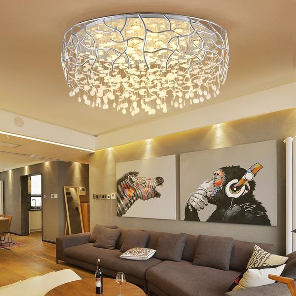 ceiling lights nordic design modern creative led hollow round silver crystal petal lamp living room bedroom dining lighting
ceiling lights nordic design modern creative led hollow round silver crystal petal lamp living room bedroom dining lighting