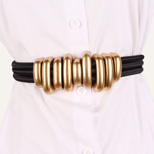 buckles belts caterpillar waist seal female metal ring buckle accessories elastic fashion, Slivery;black
buckles belts caterpillar waist seal female metal ring buckle accessories elastic fashion, Slivery;black
