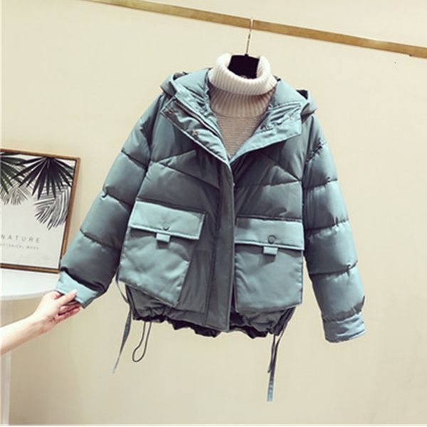 women's wool & blends winter coat women parka korean short warm down cotton clothing fashion loose hooded oversize padded jacket o, Black
women's wool & blends winter coat women parka korean short warm down cotton clothing fashion loose hooded oversize padded jacket o, Black