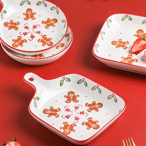 dishes & plates christmas gingerbread man cheese baked rice bakeware, home creative ceramic tableware, handle plate
dishes & plates christmas gingerbread man cheese baked rice bakeware, home creative ceramic tableware, handle plate