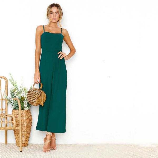 women's jumpsuits & rompers spaghetti strap loose casual womens clothing summer woman slash neck natural color jump 6wzz, Black;white
women's jumpsuits & rompers spaghetti strap loose casual womens clothing summer woman slash neck natural color jump 6wzz, Black;white