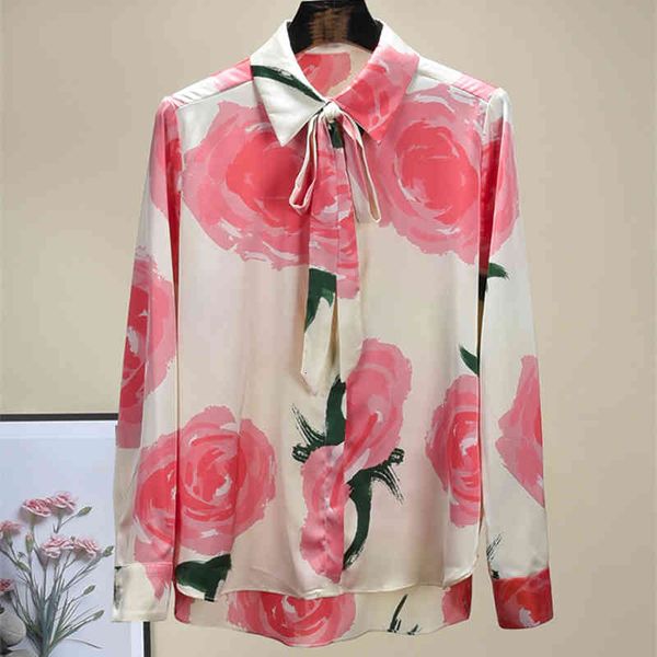 women's blouses & shirts fashions bowtie es chiffon spring 2021 flroal print elegant c062, White
women's blouses & shirts fashions bowtie es chiffon spring 2021 flroal print elegant c062, White