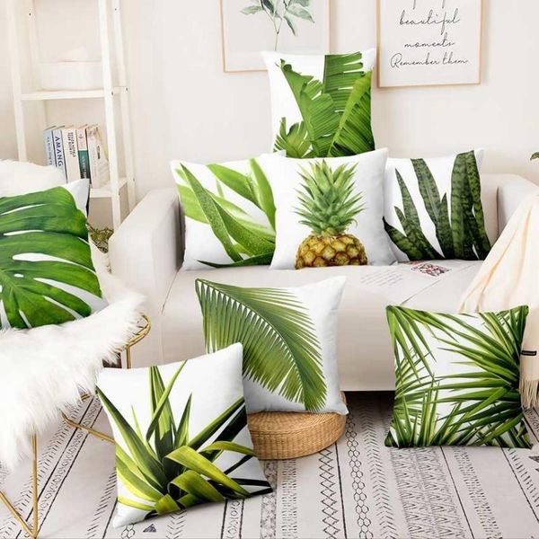 cushion/decorative pillow fresh green leaves digital printed pillowcase home decoration almofadas decorativas para sofa throw 45*45cm 
cushion/decorative pillow fresh green leaves digital printed pillowcase home decoration almofadas decorativas para sofa throw 45*45cm