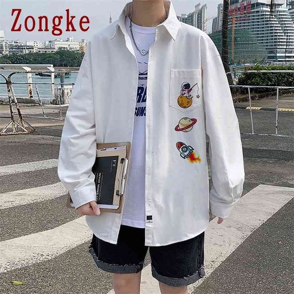 zongke casual shirts for men clothing summer printed white long sleeve japanese fashion harajuku -5xl 210809, White;black
zongke casual shirts for men clothing summer printed white long sleeve japanese fashion harajuku -5xl 210809, White;black