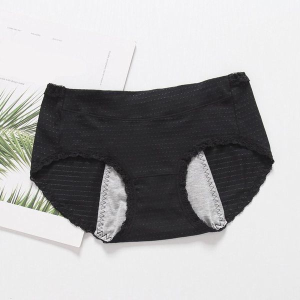 women's mid-waist pantiesr menstrual period cotton breathable double layer anti-leakage lace stitching underwear arrival panties, Black;pink
women's mid-waist pantiesr menstrual period cotton breathable double layer anti-leakage lace stitching underwear arrival panties, Black;pink