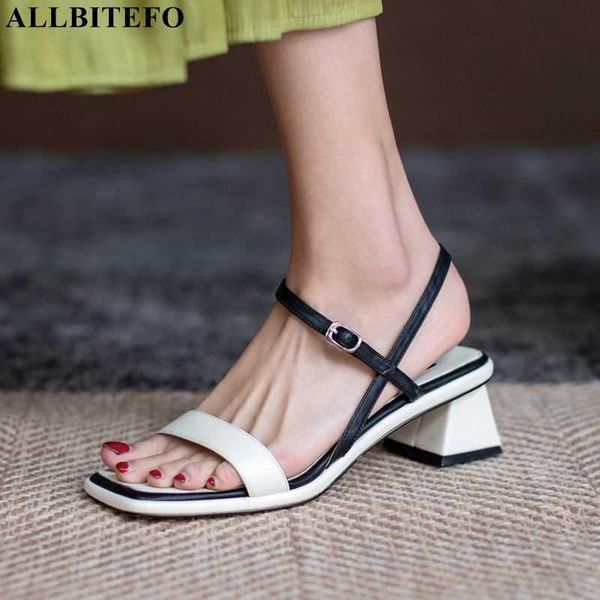 allbitefo peep toe sandals summer shoes genuine leather women sandals square toe brand fashion women heels high heel shoes 210611, Black
allbitefo peep toe sandals summer shoes genuine leather women sandals square toe brand fashion women heels high heel shoes 210611, Black