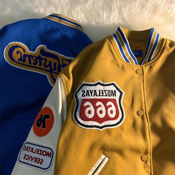 men's jackets and women's jackets y2k, baseball uniform for men women, couple's clothes, autumn fashion winter, smao, Black;brown
men's jackets and women's jackets y2k, baseball uniform for men women, couple's clothes, autumn fashion winter, smao, Black;brown