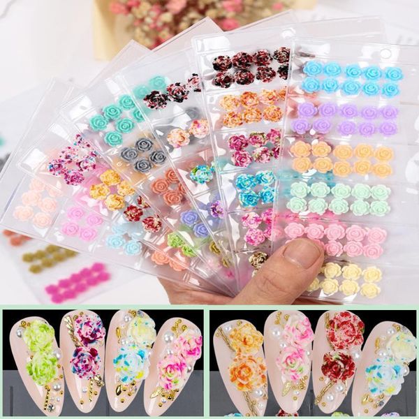 36/60pcs 3d beautiful hola nail decorations dyeing rose macaroon flowers arylic art rhinestone gems manicure diy tips1, Silver;gold
36/60pcs 3d beautiful hola nail decorations dyeing rose macaroon flowers arylic art rhinestone gems manicure diy tips1, Silver;gold