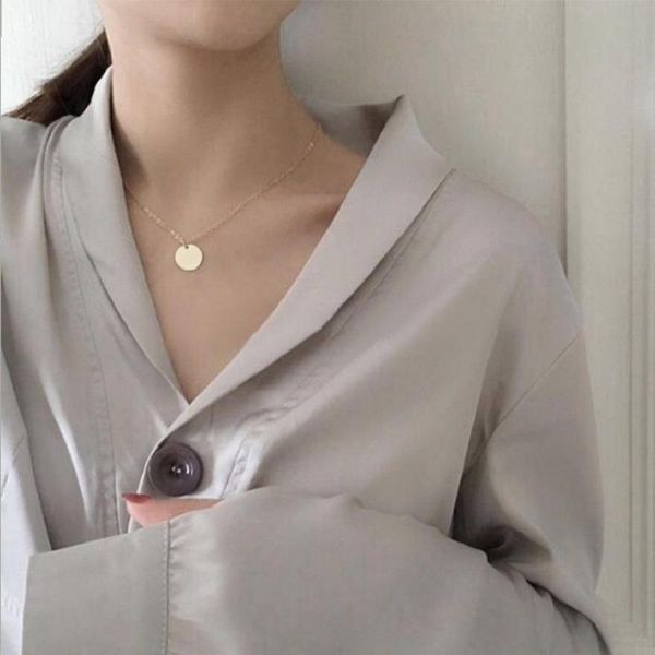 chains europe and the united states is contracted fashion necklace geometric wafer creative temperament collarbone chain, Silver
chains europe and the united states is contracted fashion necklace geometric wafer creative temperament collarbone chain, Silver