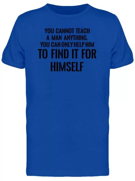 help a man, inspiration quote tee men's -image by shutterstock, White;black
help a man, inspiration quote tee men's -image by shutterstock, White;black