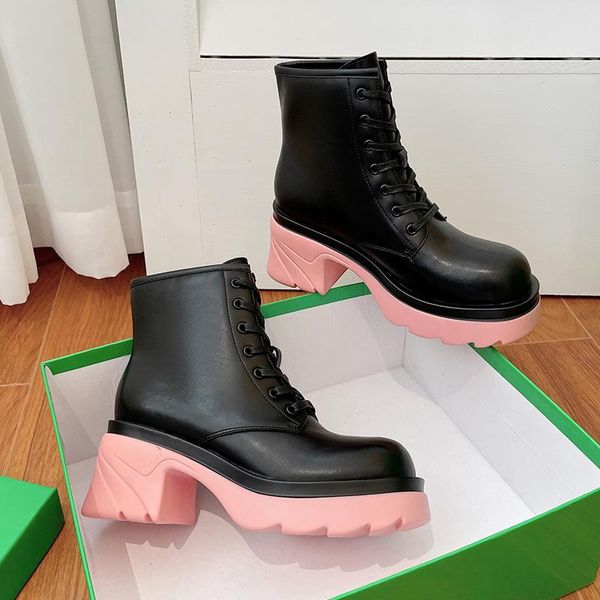 boots platform block heel chunky 2021 women genuine leather autumn winter motorcycle booties thick sole shoes, Black
boots platform block heel chunky 2021 women genuine leather autumn winter motorcycle booties thick sole shoes, Black
