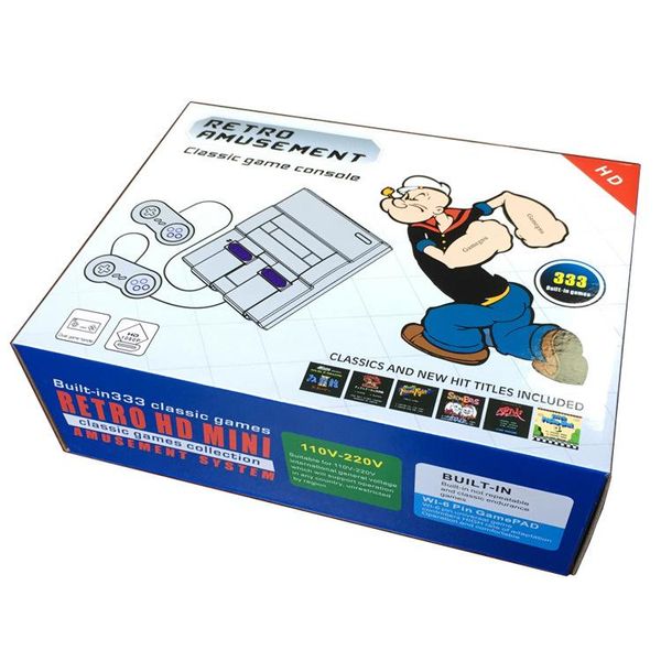 drop retro game console mini tv handheld video with classic 333 games built-in for pal & ntsc portable players
drop retro game console mini tv handheld video with classic 333 games built-in for pal & ntsc portable players