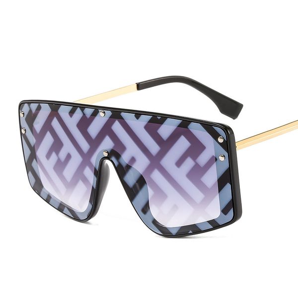 2021 summer luxury brand oversized frame sunglasses one-piece lens for men and women to block uv 400 fashion design printing, White;black
2021 summer luxury brand oversized frame sunglasses one-piece lens for men and women to block uv 400 fashion design printing, White;black