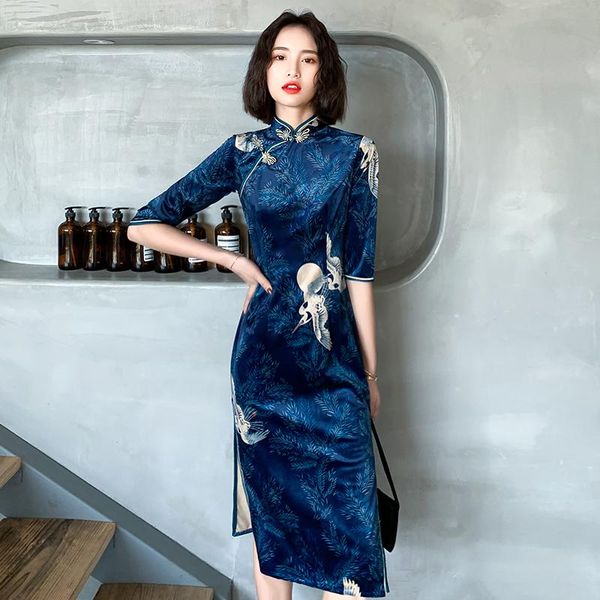 ethnic clothing chinese traditional cheongsam qipao dress modern elegant velvet dresses for women vintage oriental wedding party, Red
ethnic clothing chinese traditional cheongsam qipao dress modern elegant velvet dresses for women vintage oriental wedding party, Red