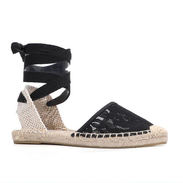 sandals special offer lace ankle-wrap flat with open sapatos mulher sapato feminino womens espadrilles shoes, Black
sandals special offer lace ankle-wrap flat with open sapatos mulher sapato feminino womens espadrilles shoes, Black