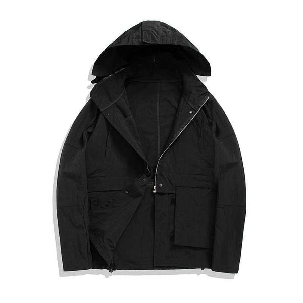 toney 2020 konng gonng new spring and autumn personalized jacket function windbreaker fashion detachable into short jacket coat256, Black;brown
toney 2020 konng gonng new spring and autumn personalized jacket function windbreaker fashion detachable into short jacket coat256, Black;brown