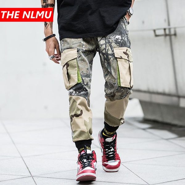 hip camouflage harem pants 2021 men tactical cargo joggers pant hiphop casual streetwear camo trousers multi pocket wg294 men's, Black
hip camouflage harem pants 2021 men tactical cargo joggers pant hiphop casual streetwear camo trousers multi pocket wg294 men's, Black