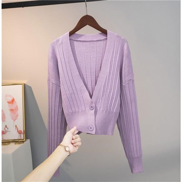 women's jackets autumn spring cardigan korean style retro solid color v-neck knitted loose vintage short twist sweater coats 54rg, Black;brown
women's jackets autumn spring cardigan korean style retro solid color v-neck knitted loose vintage short twist sweater coats 54rg, Black;brown