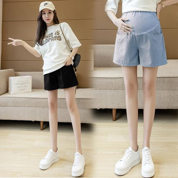 maternity bottoms 02072# leisure pants summer fashion shorts elastic waist pregnant women belly support trousers, White
maternity bottoms 02072# leisure pants summer fashion shorts elastic waist pregnant women belly support trousers, White