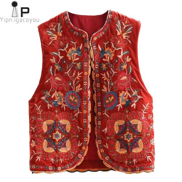 vintage autumn floral embroidery sequins velvet women vest fashion sleeveless cardigan ladies outerwear casual waistcoat 211120, Black;white
vintage autumn floral embroidery sequins velvet women vest fashion sleeveless cardigan ladies outerwear casual waistcoat 211120, Black;white