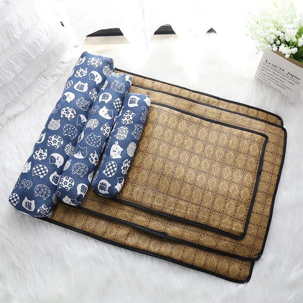 pet cooling mat summer cat bed rattan weaving grassmat dog pillow pad cool feeling puppy kitten sleeping supplies beds & furniture
pet cooling mat summer cat bed rattan weaving grassmat dog pillow pad cool feeling puppy kitten sleeping supplies beds & furniture