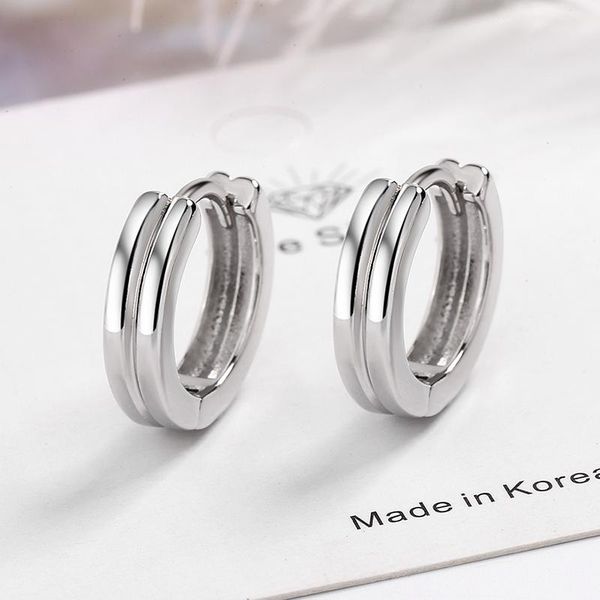 hoop & huggie trendy 925 silver earrings for women girl simple small double layer round circle earring fashion birthday party jewelry, Golden;silver
hoop & huggie trendy 925 silver earrings for women girl simple small double layer round circle earring fashion birthday party jewelry, Golden;silver
