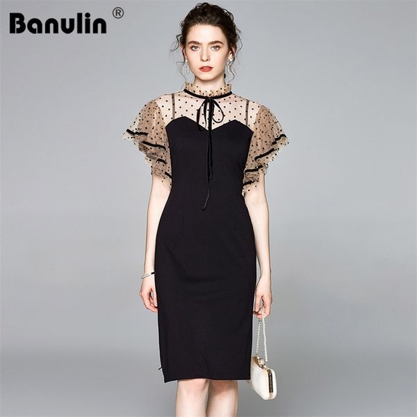 banulin fashion runway party dress women summer elegant dot print lace patchwork ruffles ol office work vestidos 210603, Black;gray
banulin fashion runway party dress women summer elegant dot print lace patchwork ruffles ol office work vestidos 210603, Black;gray
