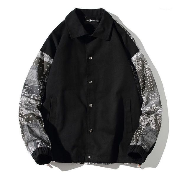 men's jackets autumn bomber jacket cashew printed button outerwear windbreaker fashion street cotton coat male clothing plus size 5xl, Black;brown
men's jackets autumn bomber jacket cashew printed button outerwear windbreaker fashion street cotton coat male clothing plus size 5xl, Black;brown