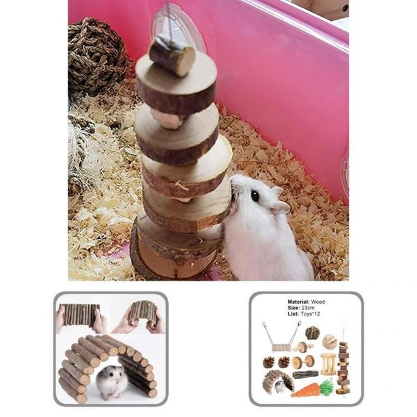 small animal supplies 12pcs/set chew toy multifunctional branches rattan ball kit healthy fun molar set 
small animal supplies 12pcs/set chew toy multifunctional branches rattan ball kit healthy fun molar set