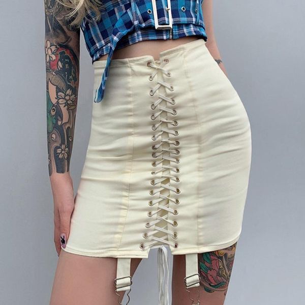 women high waist crisscross lace-up front bodycon mini pencil skirt with garter belt harajuku package hip party clubwear skirts, Black
women high waist crisscross lace-up front bodycon mini pencil skirt with garter belt harajuku package hip party clubwear skirts, Black