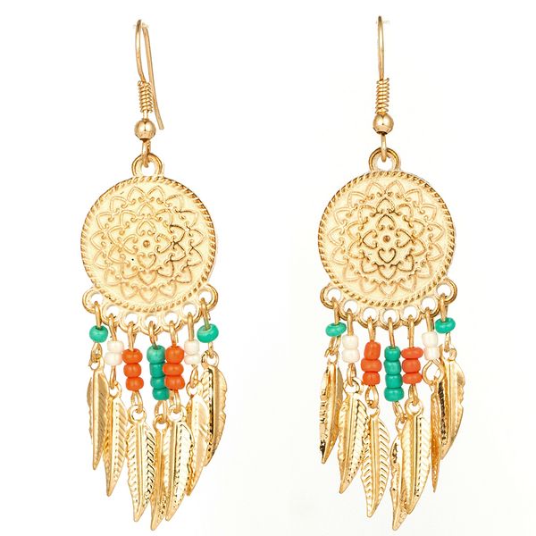vintage bohemian ethnic drop earrings golden round tassel for women fashion wedding party earrings jewelry accessories, Silver
vintage bohemian ethnic drop earrings golden round tassel for women fashion wedding party earrings jewelry accessories, Silver