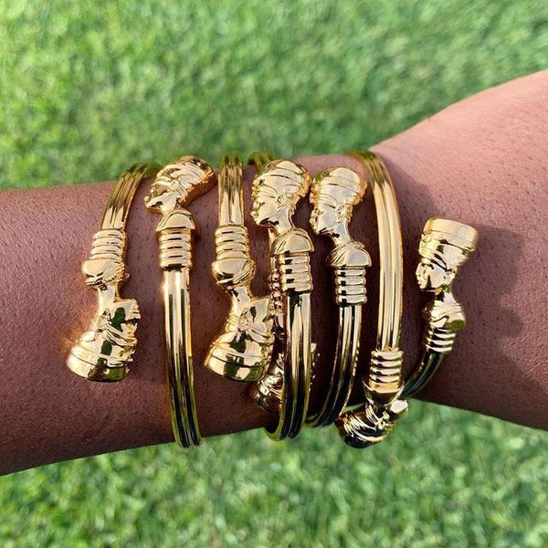 bangle egyptian queen nefertiti bangles for women men gold adjustable africa couple opening bracelet hiphop punk bracelets jewelry gift, Black
bangle egyptian queen nefertiti bangles for women men gold adjustable africa couple opening bracelet hiphop punk bracelets jewelry gift, Black
