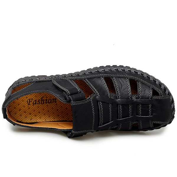 sandals big size summer men real leather comfortable outdoor 's shoes fashion handmade beach1 kfa3, Black
sandals big size summer men real leather comfortable outdoor 's shoes fashion handmade beach1 kfa3, Black