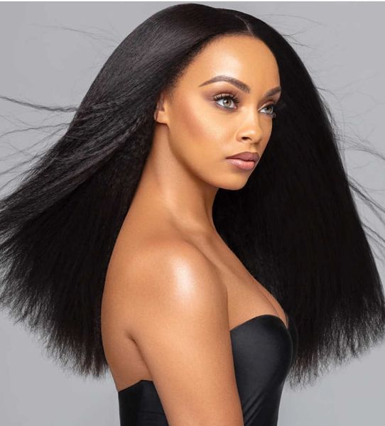t-shaped wig women's long straight hair yaki chemical fiber headgear lace front wigs, Black
t-shaped wig women's long straight hair yaki chemical fiber headgear lace front wigs, Black
