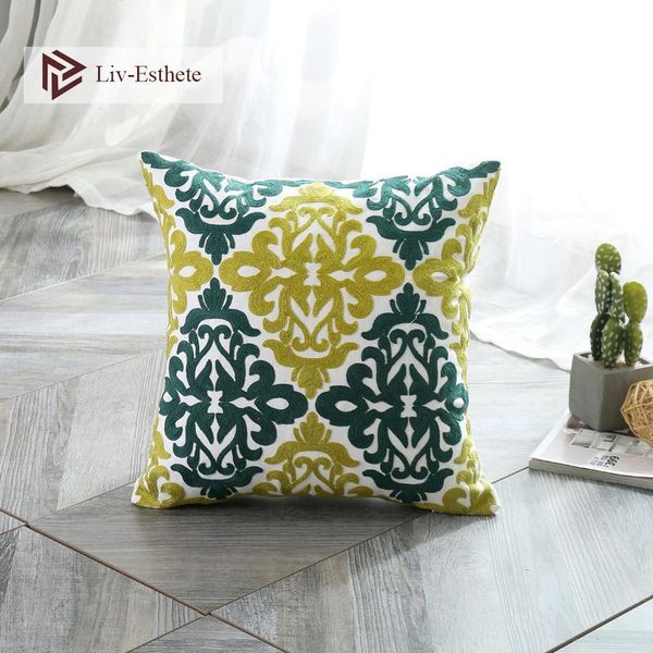 cushion/decorative pillow liv-esthete 2021 luxury european pattern embroidery green cushion cover decorative square for sofa bed car 45x45cm
cushion/decorative pillow liv-esthete 2021 luxury european pattern embroidery green cushion cover decorative square for sofa bed car 45x45cm