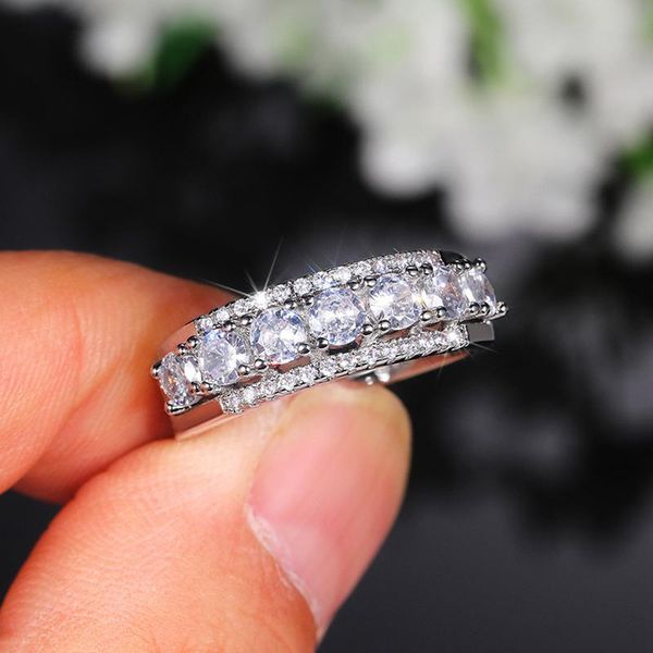 wedding rings dazzling silver color finger for women white cubic zirconia fashion bands eternity jewelry 2021 trends, Slivery;golden
wedding rings dazzling silver color finger for women white cubic zirconia fashion bands eternity jewelry 2021 trends, Slivery;golden