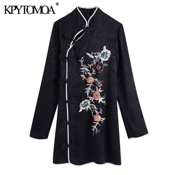 women fashion floral embroidery jacquard mini dress vintage high neck long sleeve female dresses vestidos mujer 210416, Black;gray
women fashion floral embroidery jacquard mini dress vintage high neck long sleeve female dresses vestidos mujer 210416, Black;gray