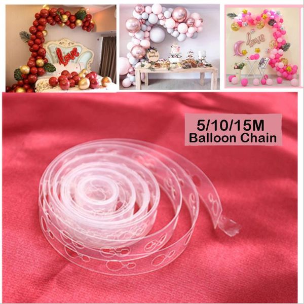 party decoration 5/10/15m balloon chain ribbon dot wedding birthday background arch happy accessories
party decoration 5/10/15m balloon chain ribbon dot wedding birthday background arch happy accessories
