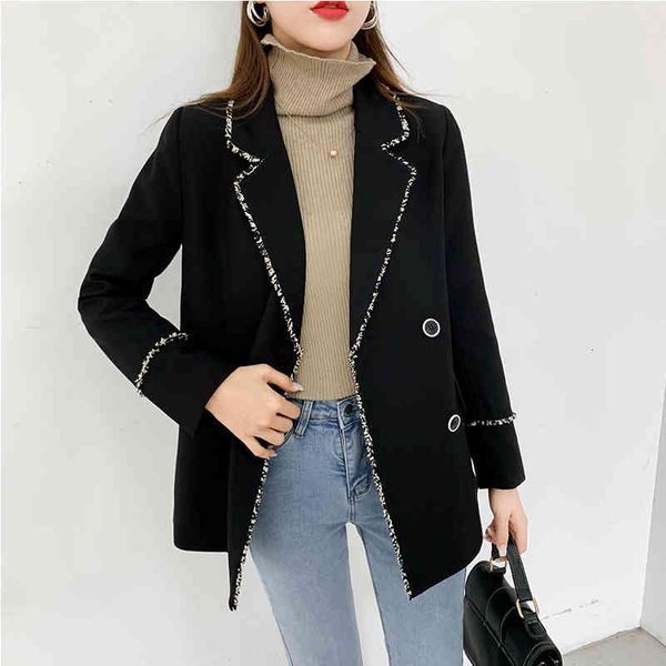 suits vintage black double breasted loose women fashion blazer casual female solid suit outwear winter autumn coat rmni, White;black
suits vintage black double breasted loose women fashion blazer casual female solid suit outwear winter autumn coat rmni, White;black
