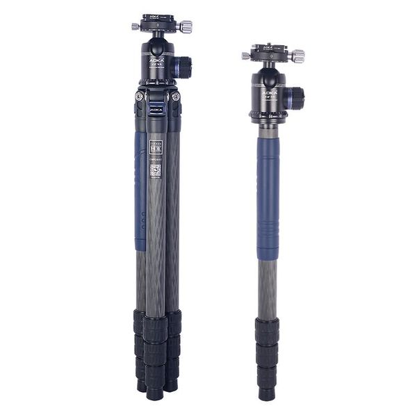 tripods aoka cmp284c tripod carbon fiber lighweight camera stands with kq38 ball head 4 section max loading 16kg
tripods aoka cmp284c tripod carbon fiber lighweight camera stands with kq38 ball head 4 section max loading 16kg