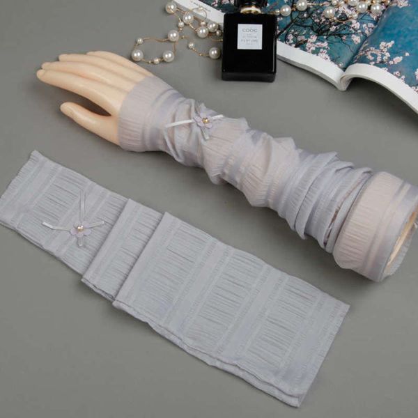long cover arm ice lace summer sleeve sunscreen cycling gloves spring and autumn driving sleeve women' thin arm sleeve, Blue;gray
long cover arm ice lace summer sleeve sunscreen cycling gloves spring and autumn driving sleeve women' thin arm sleeve, Blue;gray