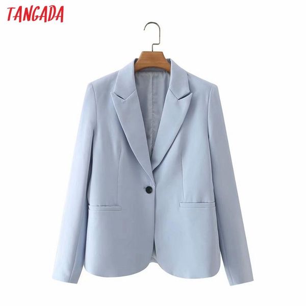 women's suits & blazers tangada women vintage blue blazer female long sleeve elegant jacket ladies work wear formal 2j11, White;black
women's suits & blazers tangada women vintage blue blazer female long sleeve elegant jacket ladies work wear formal 2j11, White;black