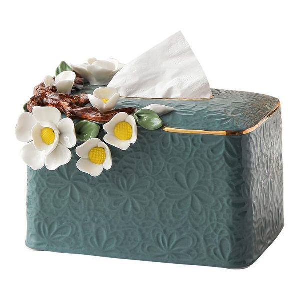 creative ceramic tissue box embossed flower branch storage home office study deskdrawer modern living room decoration boxes & napkins
creative ceramic tissue box embossed flower branch storage home office study deskdrawer modern living room decoration boxes & napkins
