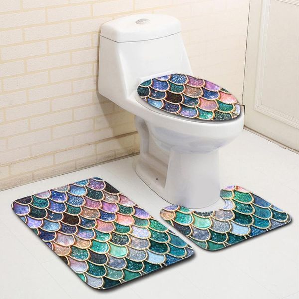 toilet seat covers 3pcs bathroom mat cover coral fleece non-slip fish scale bath accessories decoration
toilet seat covers 3pcs bathroom mat cover coral fleece non-slip fish scale bath accessories decoration