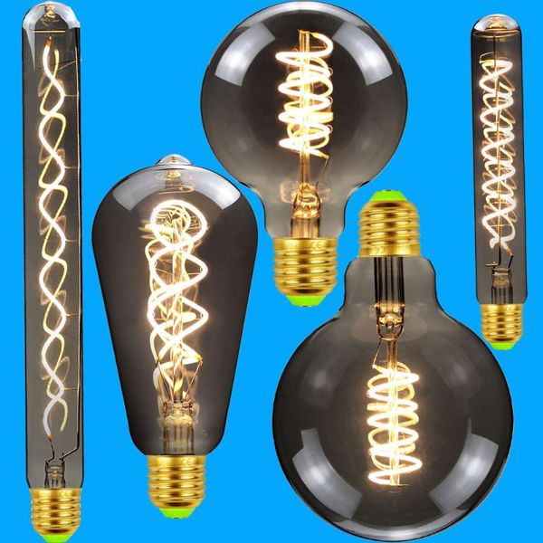 bulbs vintage led bulb g125 st64 g95 g80 e27 spiral light 4w retro smoke dimmable lamps decorative lighting edison lamp
bulbs vintage led bulb g125 st64 g95 g80 e27 spiral light 4w retro smoke dimmable lamps decorative lighting edison lamp