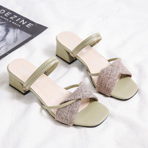 summer sandals women fashion square heel high slippers casual comfortable open toe ladies shoes ks-2122f dress, Black
summer sandals women fashion square heel high slippers casual comfortable open toe ladies shoes ks-2122f dress, Black
