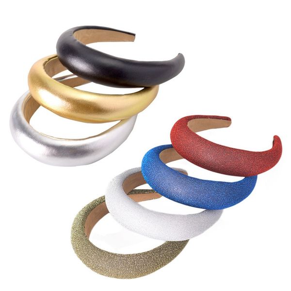 Women Solid Autumn Hair Band Wide Turban Hair Accessories New Thick Sponge Headband Smooth PU Leather Hairband
Women Solid Autumn Hair Band Wide Turban Hair Accessories New Thick Sponge Headband Smooth PU Leather Hairband