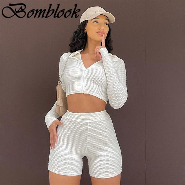 women's tracksuits bomblook sport leisure fitness suit summer 2021 solid turn down collar zipper crop slim shorts sets femme streetwear, Gray
women's tracksuits bomblook sport leisure fitness suit summer 2021 solid turn down collar zipper crop slim shorts sets femme streetwear, Gray